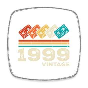 Legendary Since 1999 Vintage Retro Anniversary - Square fridge magnet - white - Front
