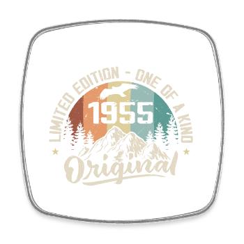 1955 Original Cadeau Anniversaire Vintage 1955 - Magnet carré - blanc - Devant