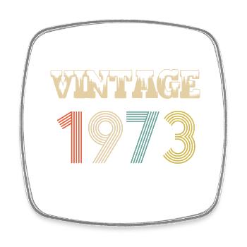 1973 Vintage Vintage Birthday Retro - Original - Magnet carré - blanc - Devant