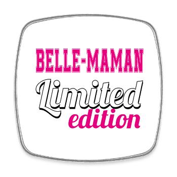 BELLE MAMAN LIMITED EDITION - Magnet carré - blanc - Devant