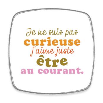 humour drole rigolo original cadeau anniversaire - Magnet carré - blanc - Devant