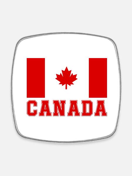Canada Canada - Square fridge magnet - white
