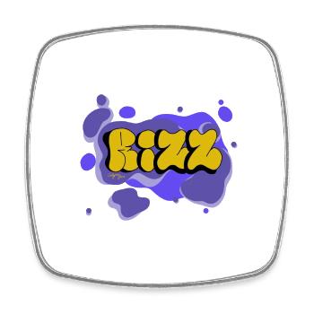 Rizz - Calypso Blous - Square fridge magnet - white - Front
