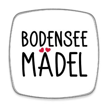 Bodenseemädel - Viereckiger Kühlschrankmagnet - Weiß - Vorne