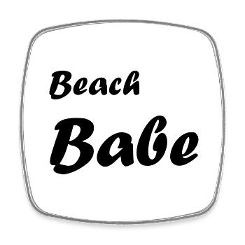 Strand Sommer Frauen - Viereckiger Kühlschrankmagnet - Weiß - Vorne