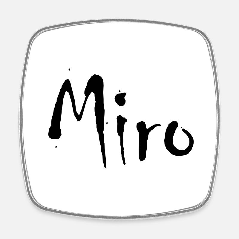 Miro - Square fridge magnet - white