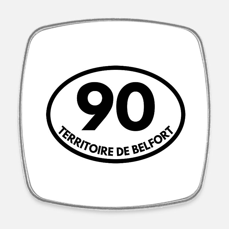 territoire de belfort - Magnet carré - blanc