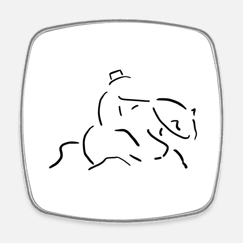 Purer - Magnet carré - blanc