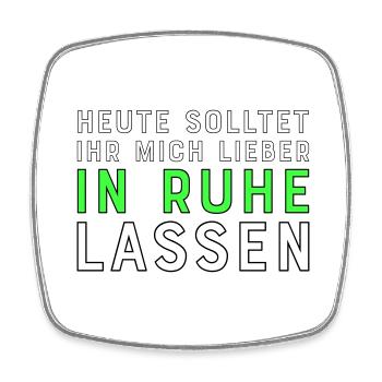 Lustige Sprüche für Kollegen - Viereckiger Kühlschrankmagnet - Weiß - Vorne