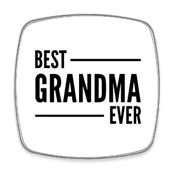 BEST GRANDMA EVER. GRANDMA GIFT. - Square fridge magnet - white - Front