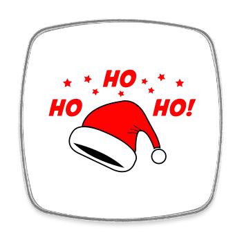 Christmas hat - Square fridge magnet - white - Front