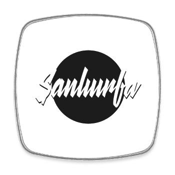 Şanlıurfa - Viereckiger Kühlschrankmagnet - Weiß - Vorne