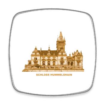 Château de Hummelshain Schmölln Thuringe - Magnet carré - blanc - Devant
