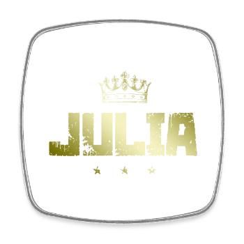 Juliette - Magnet carré - blanc - Devant