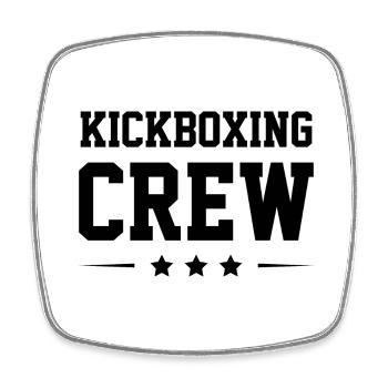 Équipe de kickboxing - Magnet carré - blanc - Devant