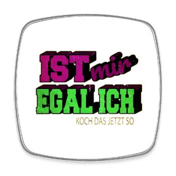 lieben geschenkidee vegetarier geburtstagsgeschenk - Viereckiger Kühlschrankmagnet - Weiß - Vorne