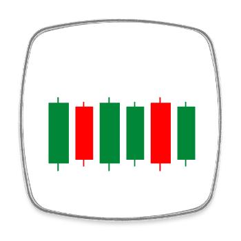 Bitcoin Trading Crypto Aktien - Viereckiger Kühlschrankmagnet - Weiß - Vorne