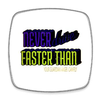 funny sayings baseballtshirt mechanic - Viereckiger Kühlschrankmagnet - Weiß - Vorne