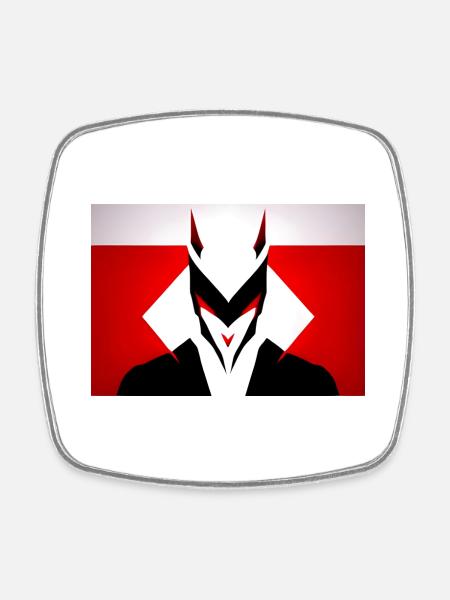 Le diable dans les détails - Magnet carré - blanc
