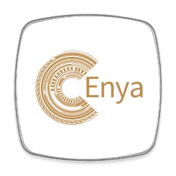 Für Enya - Viereckiger Kühlschrankmagnet - Weiß - Vorne