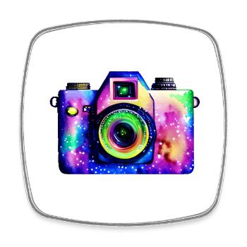 Fotografieren Kamera Fotograf lustig Fotografen - Viereckiger Kühlschrankmagnet - Weiß - Vorne