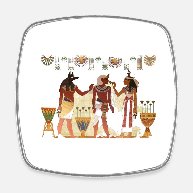 epoque Pharaon - Magnet carré - blanc