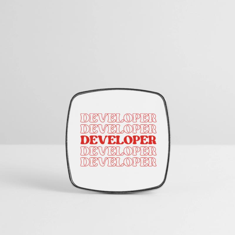 Développeur Programmeur Codeur Codeur Ingénieur logiciel Magnet carré