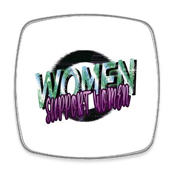 protest calendaring a womans place blackhistory - Square fridge magnet - white - Front