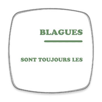 Meilleurs tontons cadeau pour tonton drôle - Magnet carré - blanc - Devant