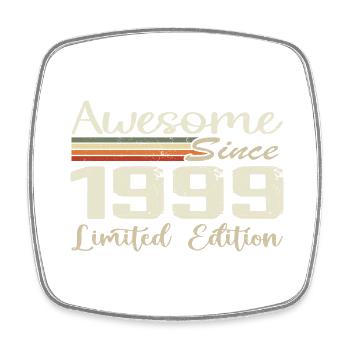 Jubiläum 25 Jahre Jahrgang 1999 Geschenk 1999 - Viereckiger Kühlschrankmagnet - Weiß - Vorne