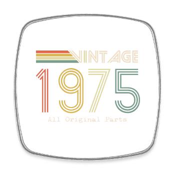 Épique et Légendaire né en 1975 : 49e anniversaire - Magnet carré - blanc - Devant