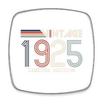 Vintage 1925 Cadeau Anniversaire - Millésime 1925 - Magnet carré - blanc - Devant