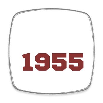 Original 1955 - Magnet carré - blanc - Devant