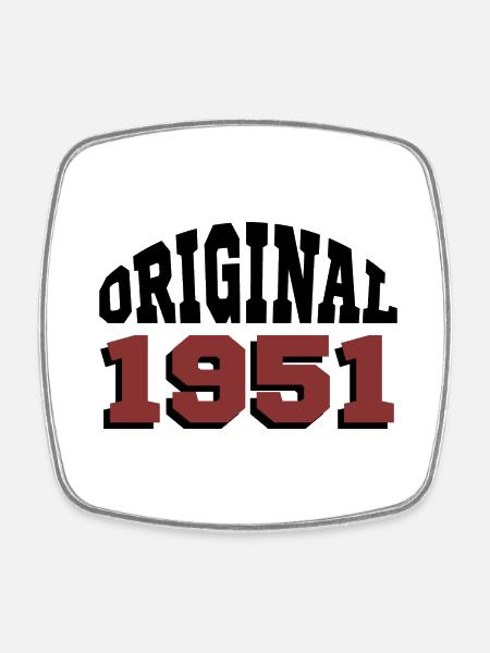 Original 1951 - Magnet carré - blanc