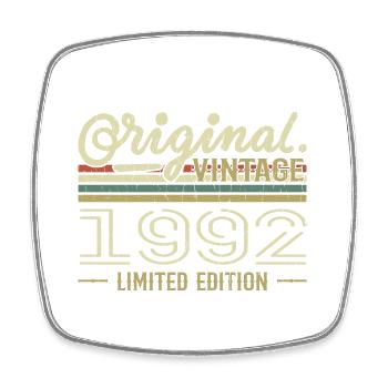 1992 Retro Birthday 1992 Original 1992 Vintage - Square fridge magnet - white - Front