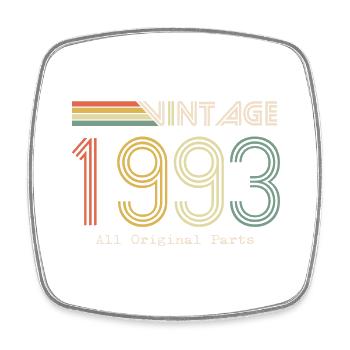 Epic and Legendary born in 1993: 31st birthday - Square fridge magnet - white - Front