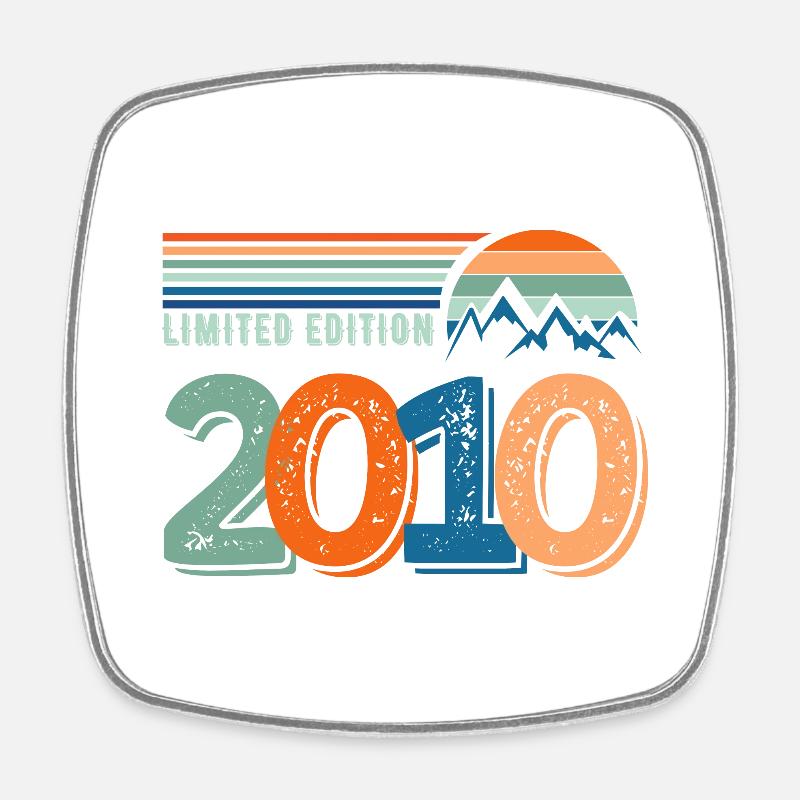 Limited edition 2010 - Magnet carré - blanc