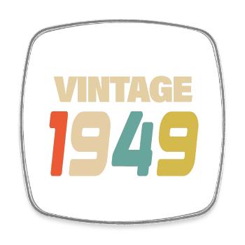 1949 Vintage Retro Classique 1949 - Magnet carré - blanc - Devant