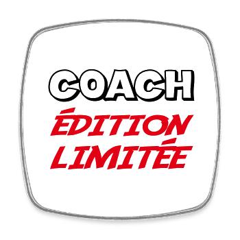 COACH Limitierte Auflage - Viereckiger Kühlschrankmagnet - Weiß - Vorne