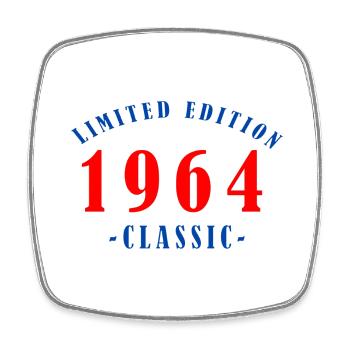 1964 Year - Square fridge magnet - white - Front