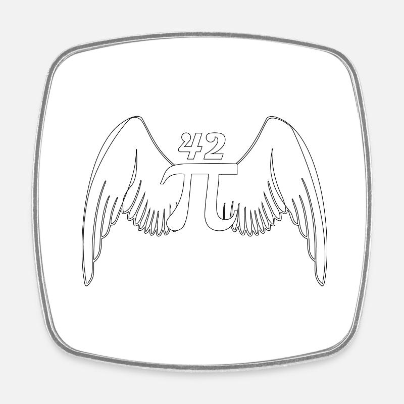 PI42 - Magnet carré - blanc