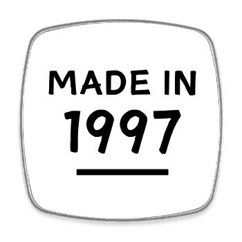 Fabriqué en 1937 - Année de naissance / Anniversaire - Magnet carré - blanc - Devant