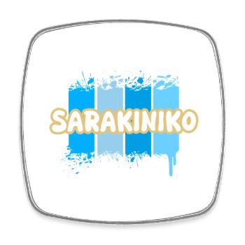 Sarakiniko Sarakiniko - Square fridge magnet - white - Front