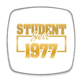 seit 1977 - Viereckiger Kühlschrankmagnet - Weiß - Vorne