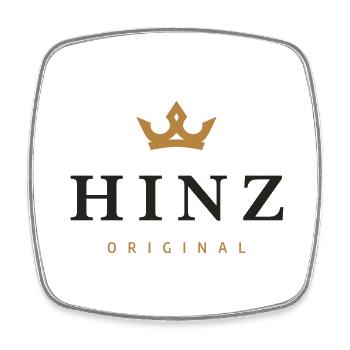 Hinz Original Family Logo - Square fridge magnet - white - Front