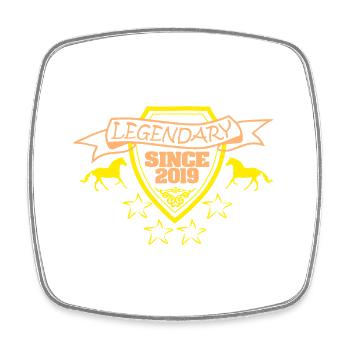 Legendaer 2019 - Square fridge magnet - white - Front