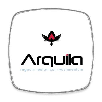 Arquila Eagle - Square fridge magnet - white - Front