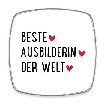 BESTEAUSBILDERIN - Viereckiger Kühlschrankmagnet - Weiß - Vorne