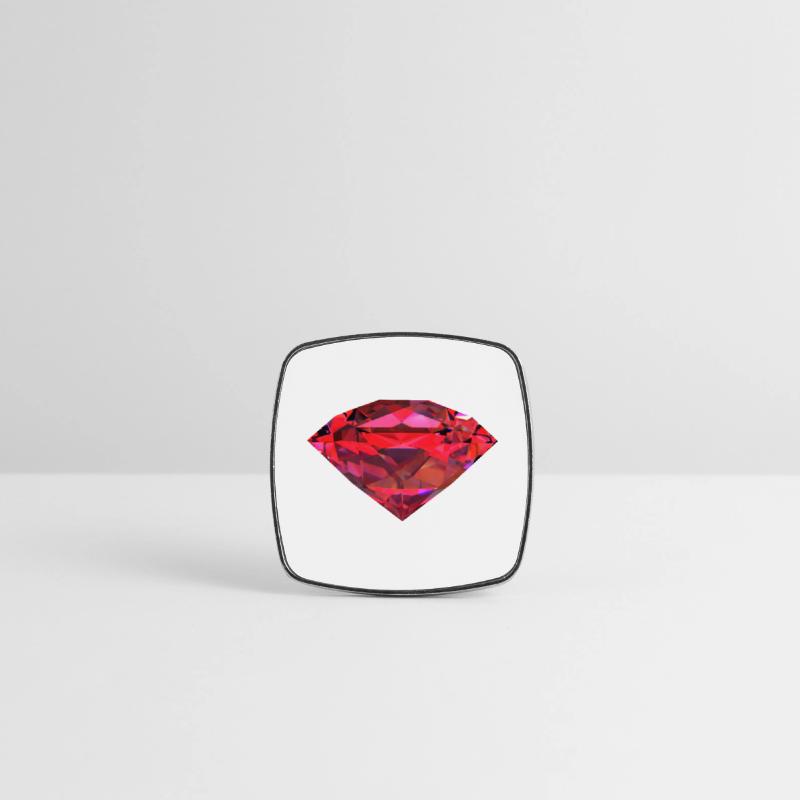 Square fridge magnet