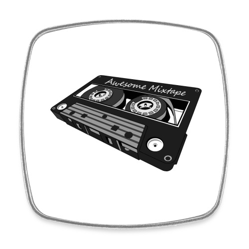 Awesome Mixtape Cassette - Square fridge magnet